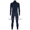 Completo Maglia ML + Pantaloncino con bretelle ML 2022 Tour de France Blu Scuro